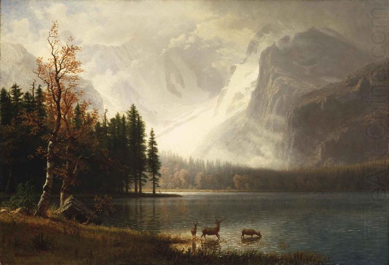 Albert Bierstadt Estes Park china oil painting image